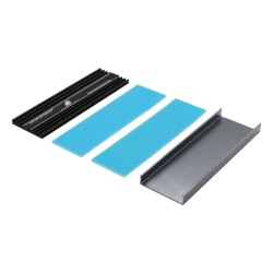 Cooler M.2 SSD Heatsink Cooler 2280, DIGITAL-PLAY, pentru SSD M2, 80mm, Corp din aluminiu, Banda transfer