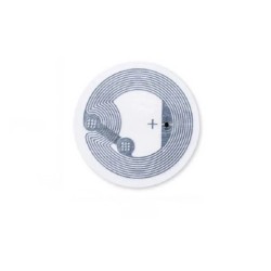Tag NFC autoadeziv, rotund, NFC213, 13.56mHz, programabil, scriere, citire cu telefon mobil