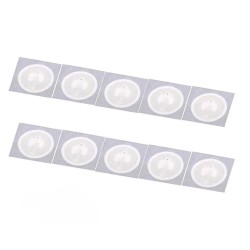 Set 10 tag-uri NFC, autoadezive, rotunde, NFC213, 13.56mHz, programabile, scriere, citire cu telefon mobil