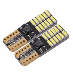 Becuri led auto T10 W5W Canbus 2 buc pe set