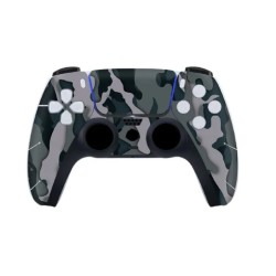Folie Skin pentru Controller Sony Playstation 5 - Wraps camuflaj gri/verde