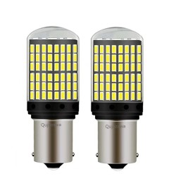 Set 2 becuri led p21w super canbus.non polar, lumina alba 6000k