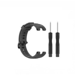 Bratara din silicon compatibil Amazfit T-REX - Gri
