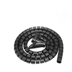 Organizator cabluri Digital-Play, 2 m, negru