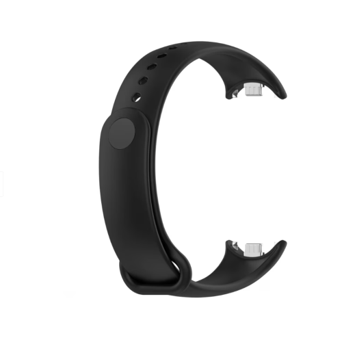 Bratara din silicon, pentru Xiaomi Mi Band 8 si Mi Band 9, negru