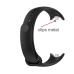 Bratara din silicon, pentru Xiaomi Mi Band 8 si Mi Band 9, negru